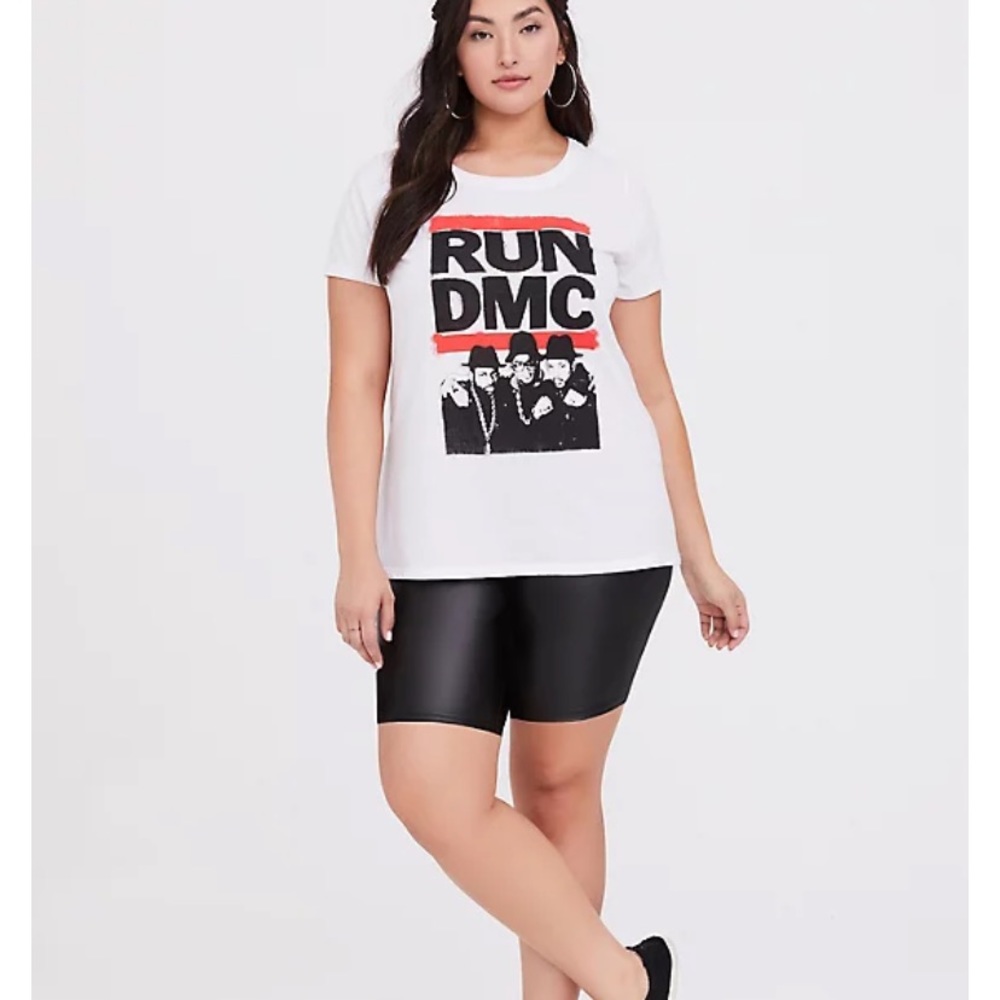 Faux leather bike shorts like new torrid shirts 0